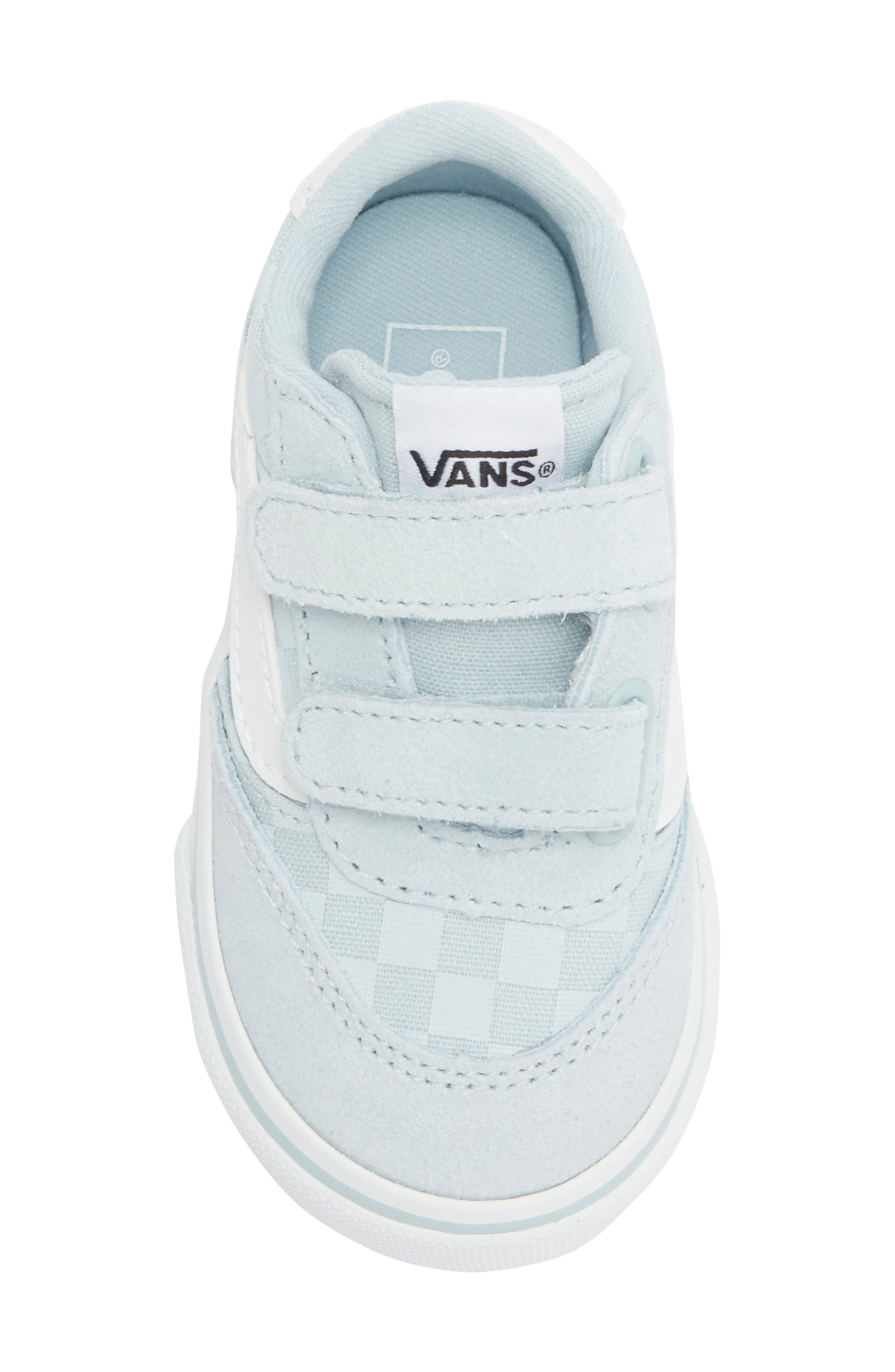 Vans Kids' Brooklyn Sneaker, Alternate, color, Check Textile Dawn Mist
