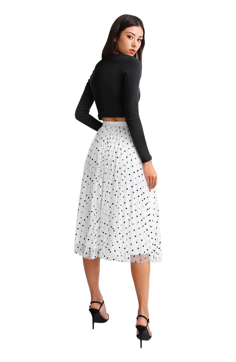 Belle & Bloom Mixed Feeling Reversible Skirt, Alternate, color, White