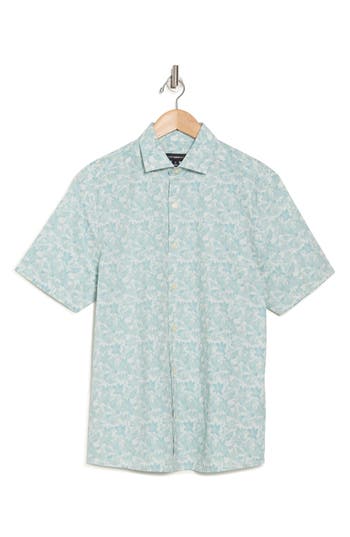 Westzeroone Sol Short Sleeve Cotton Button-up Shirt