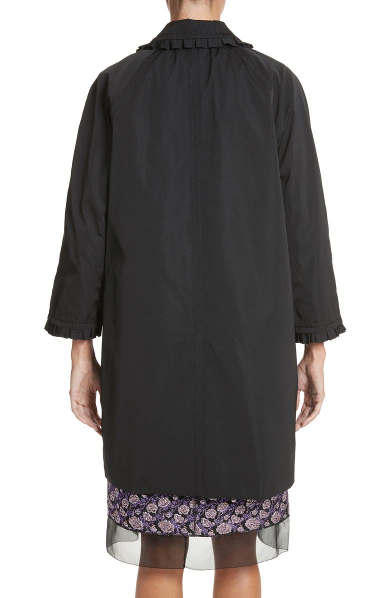 Marc Jacobs Ruffle Trim Balmacaan, Alternate, color,