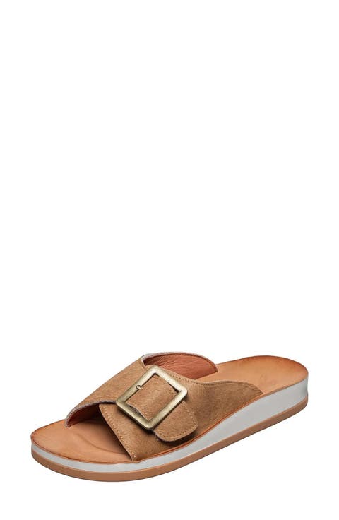 Farley Genuine Calf Hair Slide Sandal (Women)