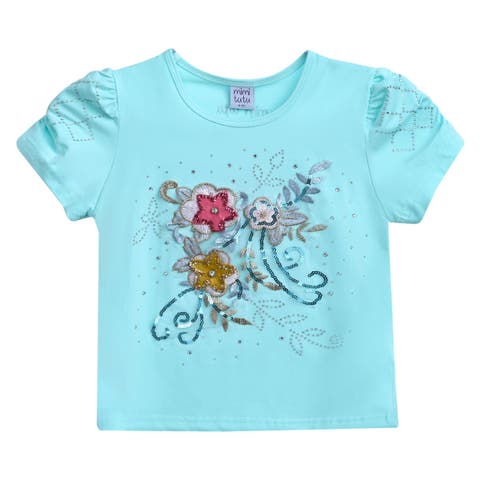Flowers T-Shirt (Toddler, Little Kid & Big Kid)