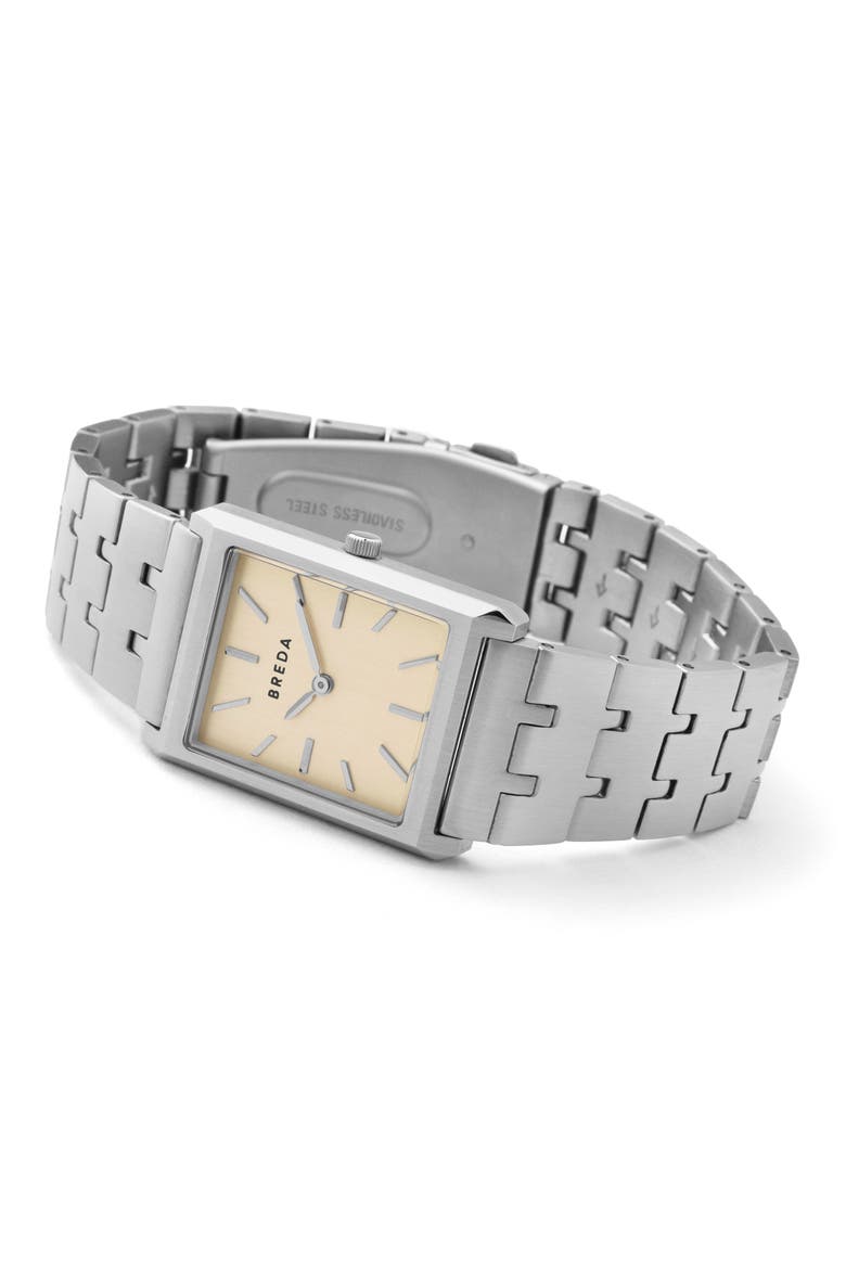 Virgil Bracelet Watch, 26mm, Alternate, color, SILVER