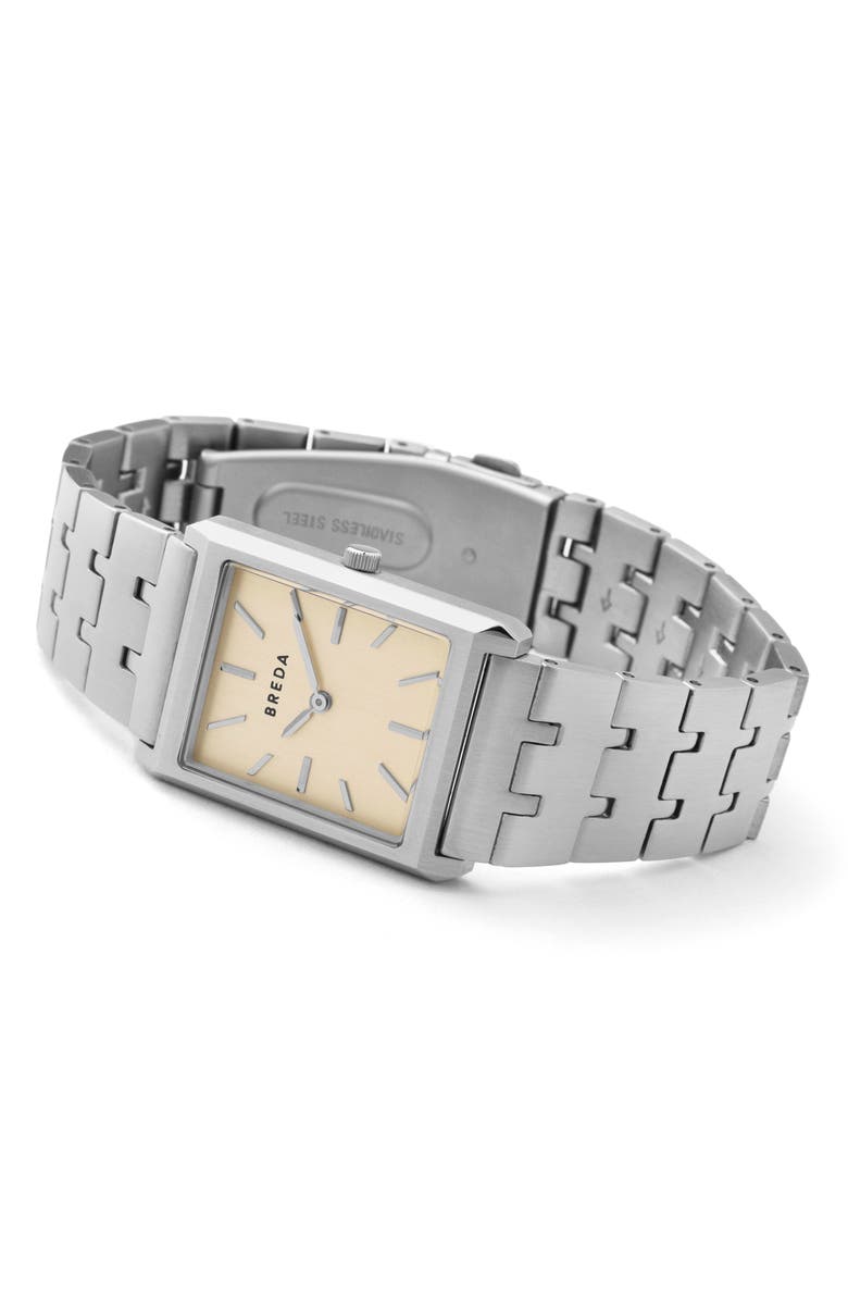 BREDA Virgil Bracelet Watch, 26mm, Alternate, color, Silver