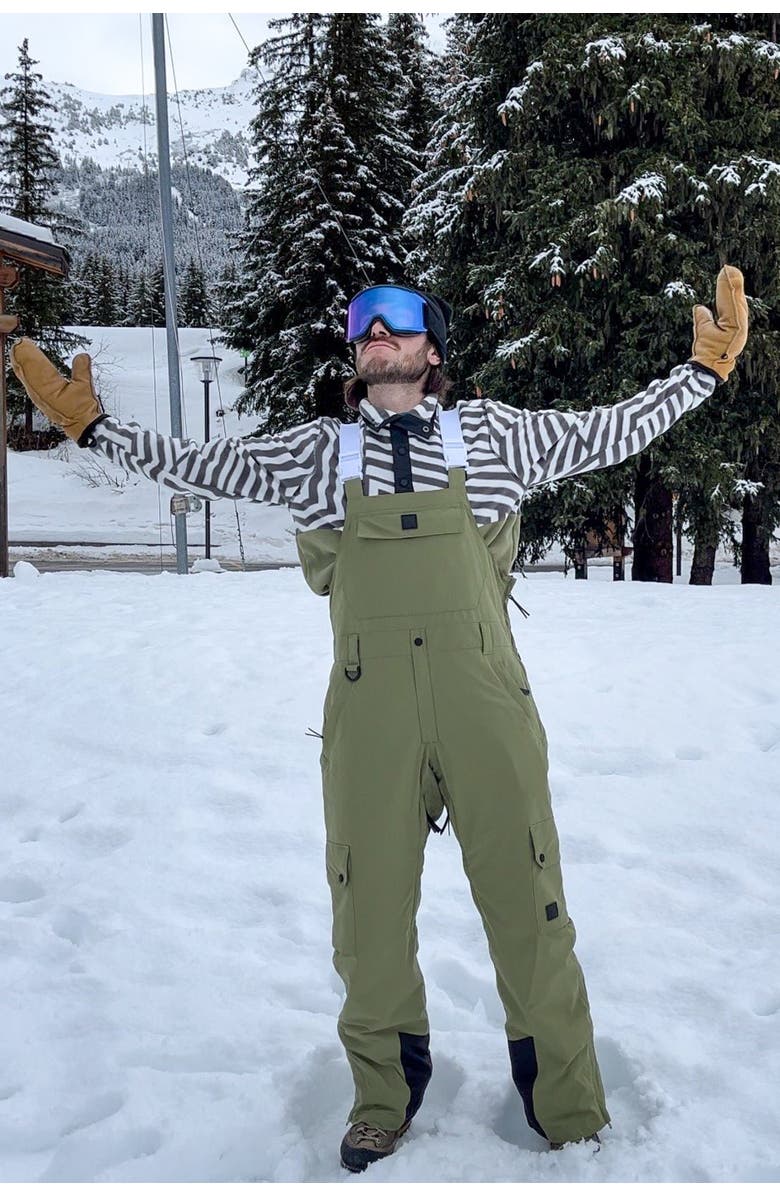 OOSC Yeh Man Bib Pant - Khaki, Alternate, color, Khaki