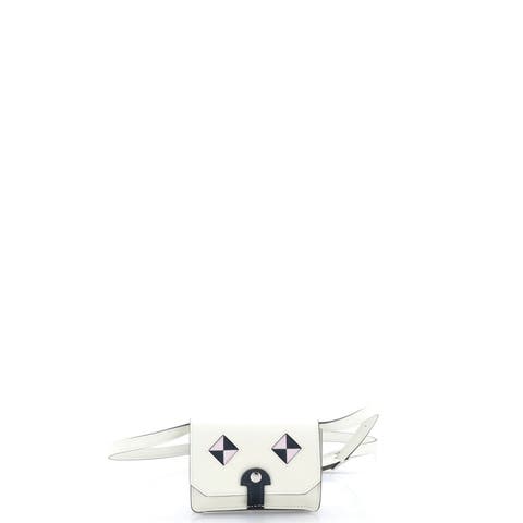 Chien Card Holder with Strap Swift and Chevre Mysore