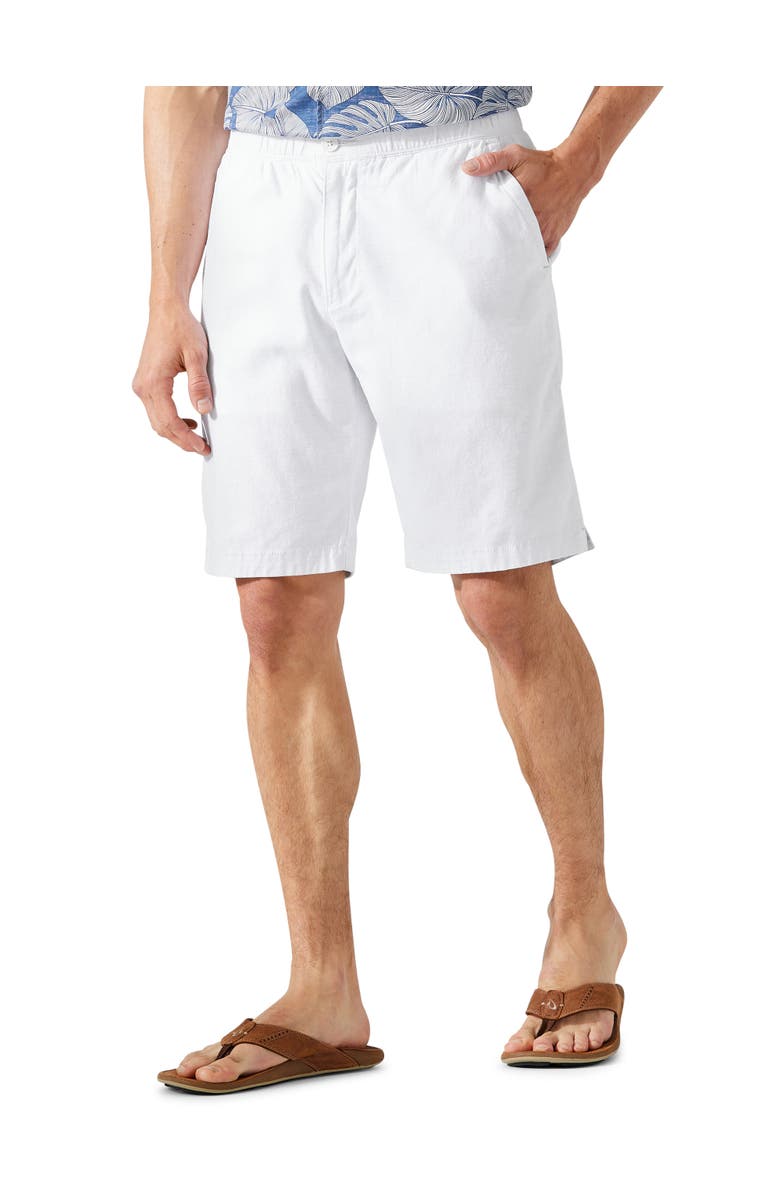 Tommy Bahama Big & Tall Linen In Paradise Shorts, Main, color, White
