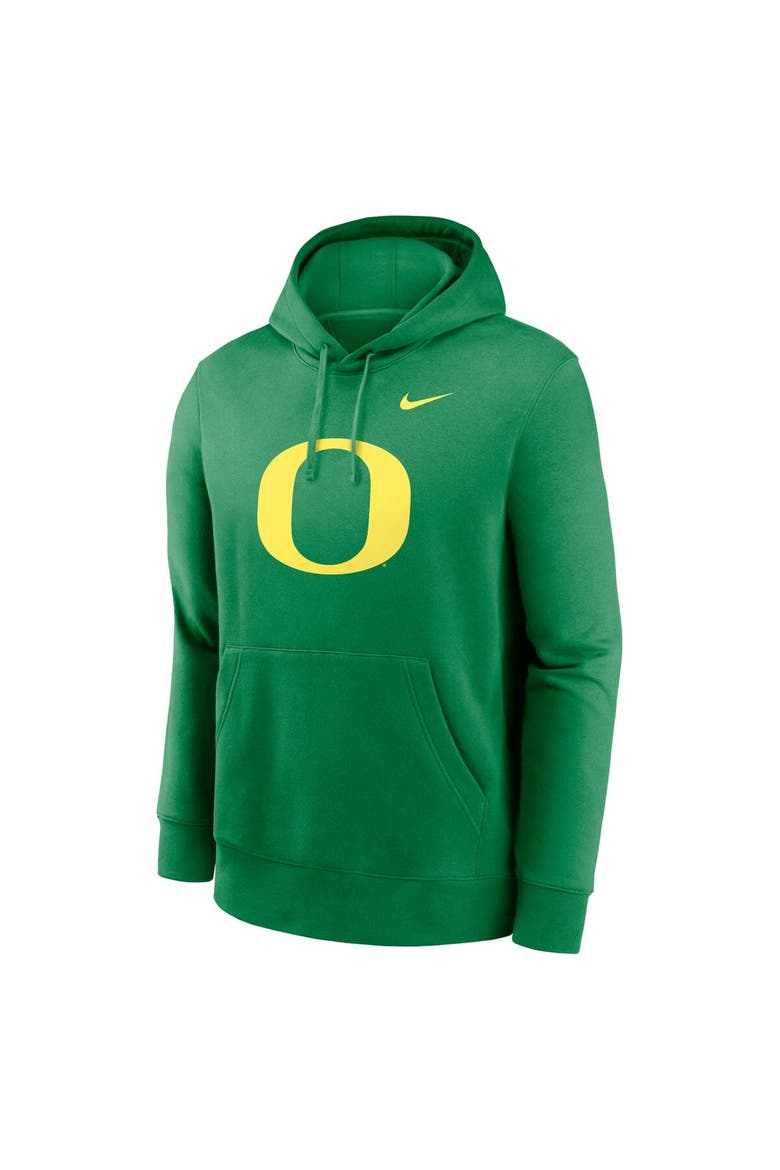 Men's Nike Green Oregon Ducks Primetime Club Fleece Pullover Hoodie, Alternate, color, Green