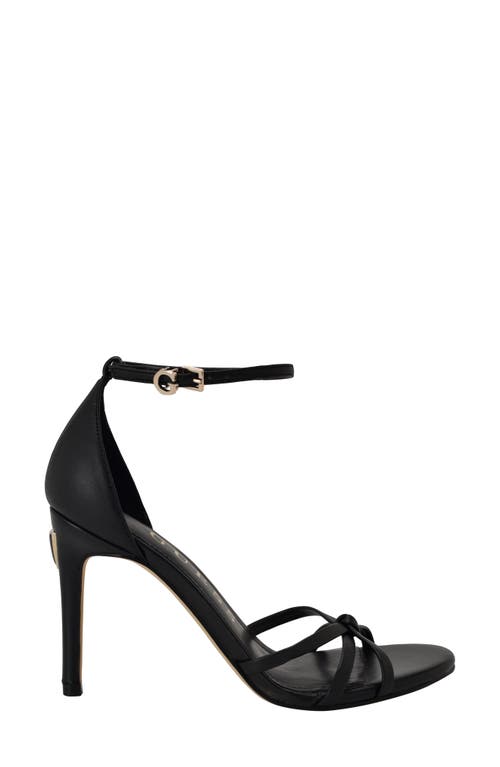 Guess Spring Ankle Strap Sandal In Black