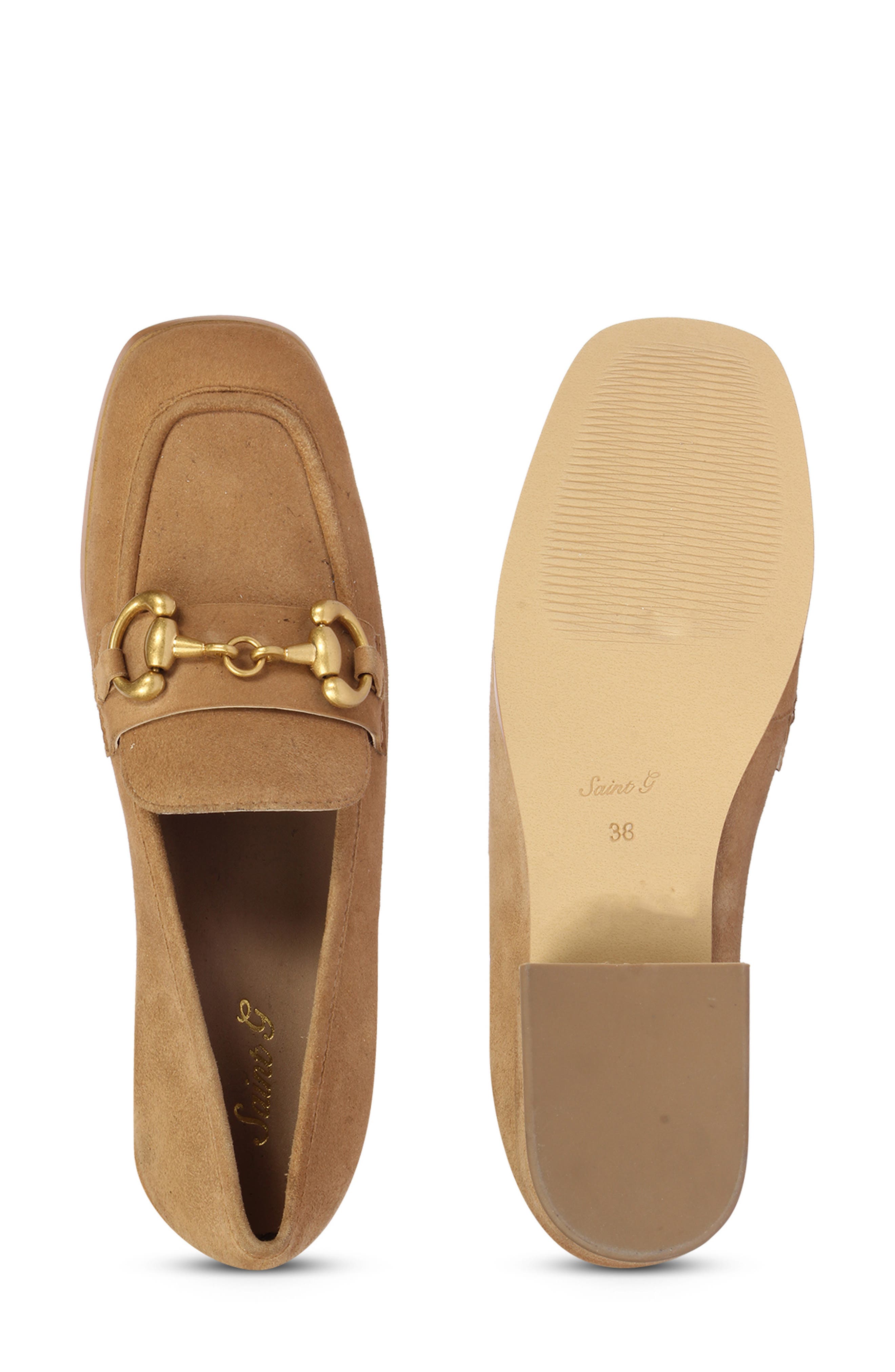 SAINT G Jacqueline Loafer Pump, Alternate, color, Beige
