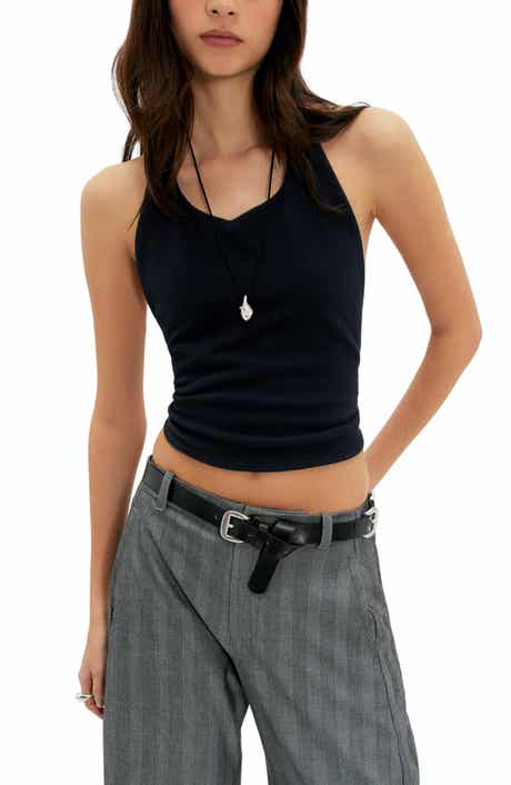 Round Two Crop Halter Top