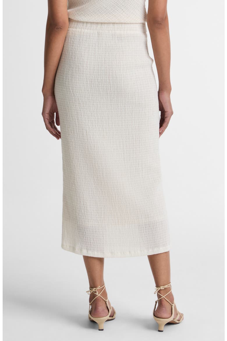 Shadow Grid Midi Skirt, Alternate, color, CHALK