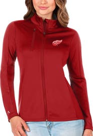 ANTIGUA Women's Antigua Red Detroit Red Wings Generation Full-Zip Pullover Jacket