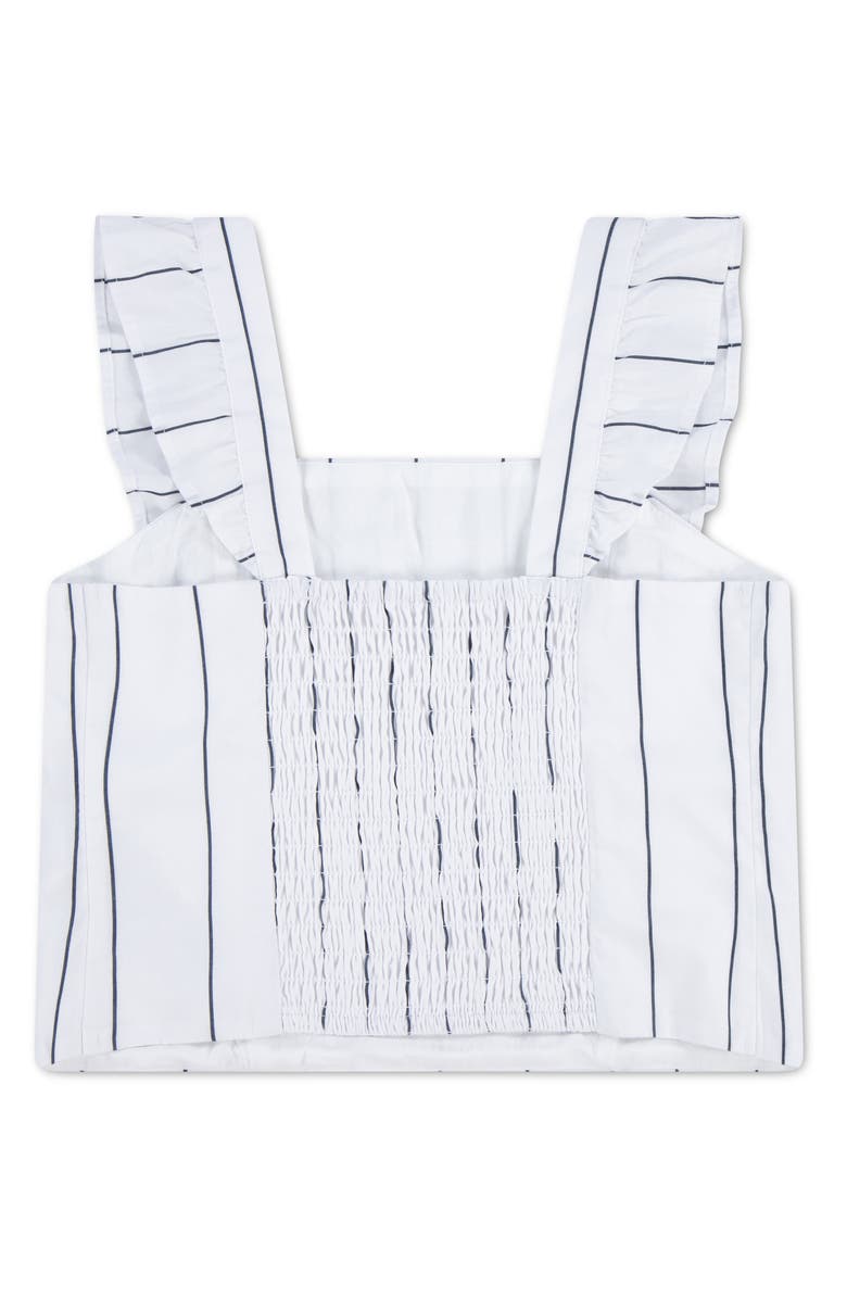 abercrombie kids Kids' Flutter Strap Tank, Alternate, color, Bright White