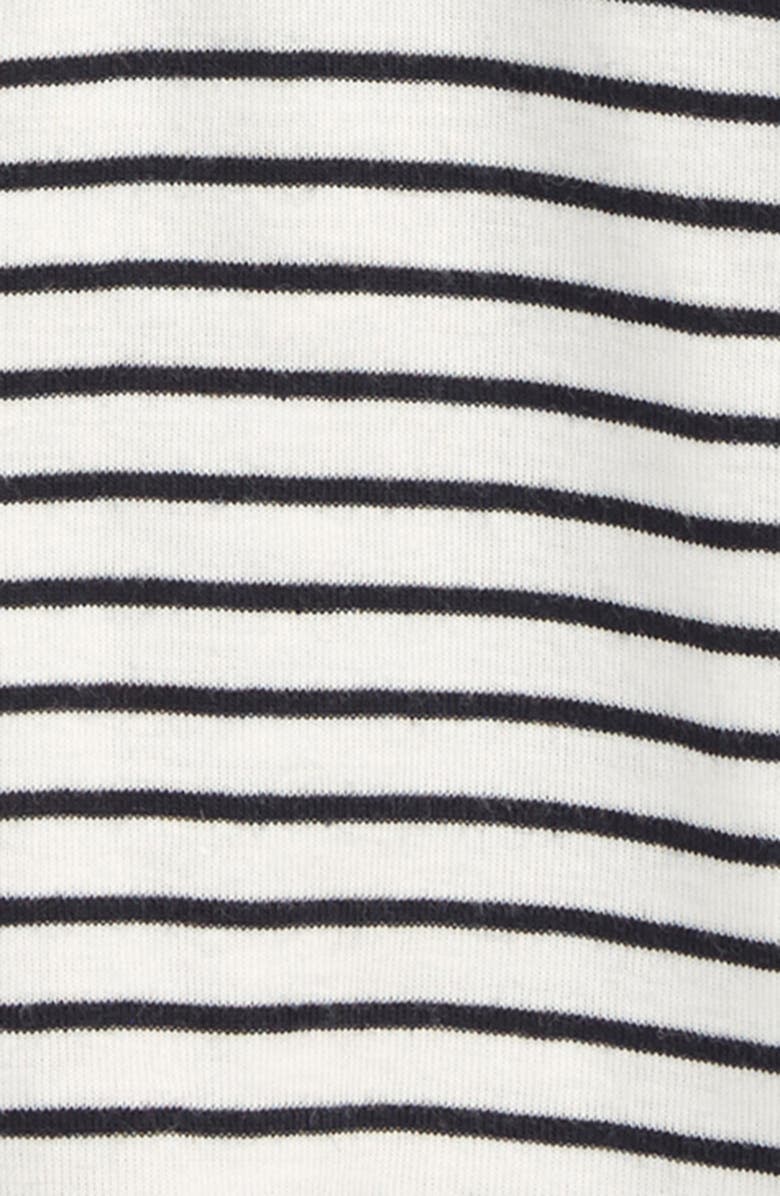 Petit Bateau Stripe Convertible Gown, Alternate, color, 