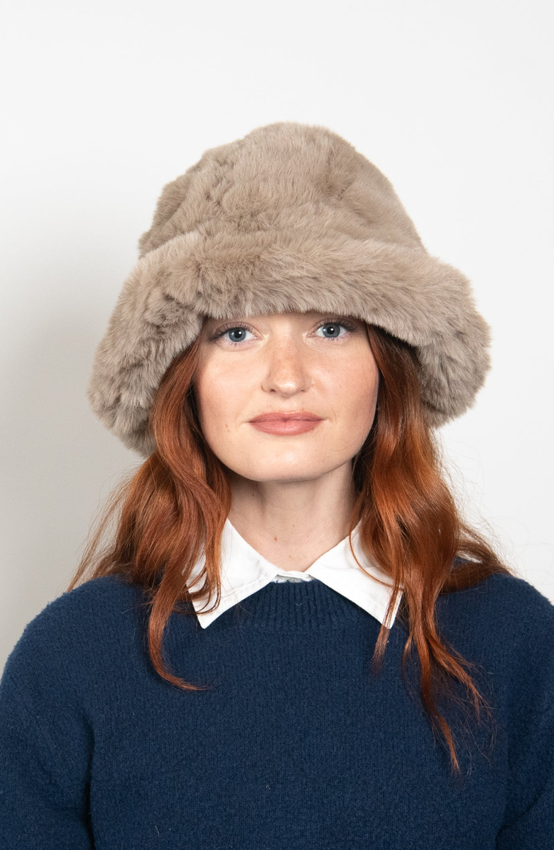 W Y E T H Corbin Bucket Hat, Alternate, color, Taupe