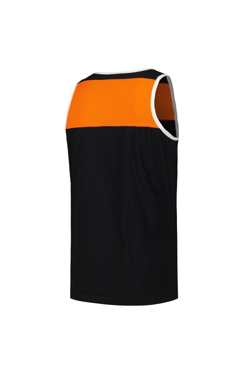 Mitchell & Ness Men's Mitchell & Ness Black/Orange Cincinnati Bengals  Heritage Colorblock Tank Top, Alternate, color, Black