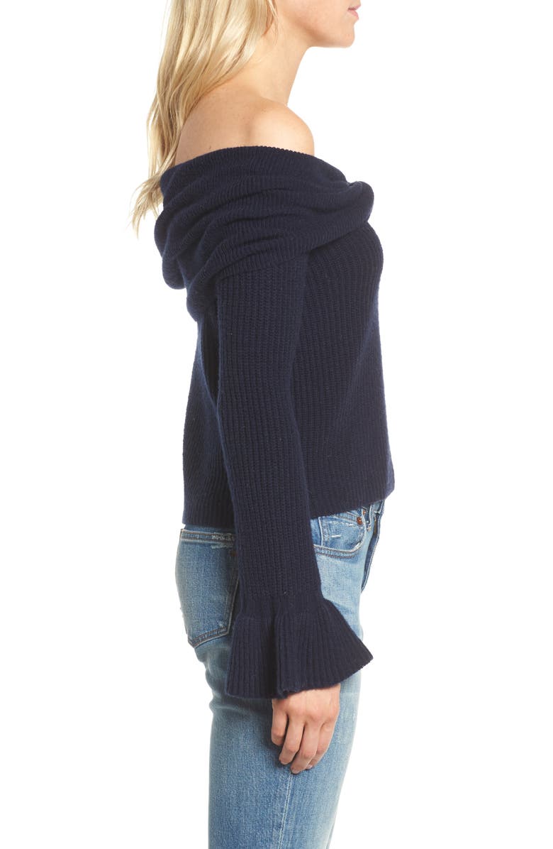 Ella Moss Off the Shoulder Sweater, Alternate, color, 