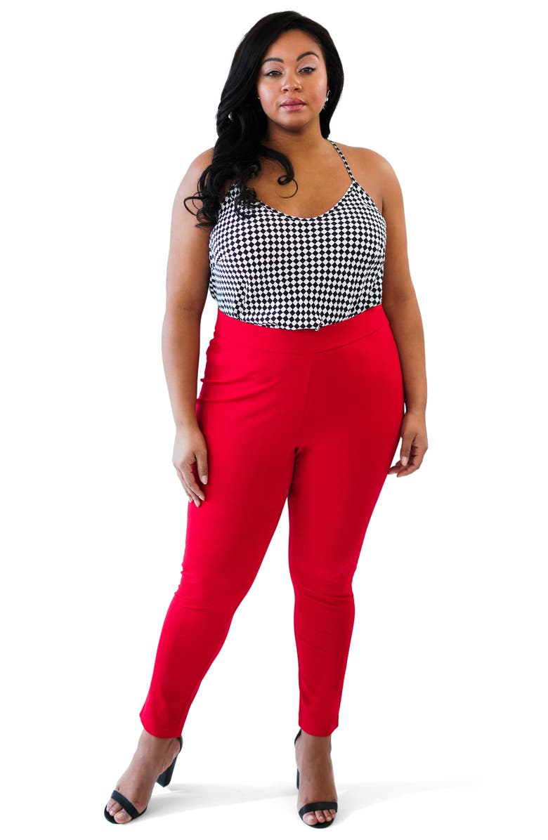 Marée Pour Toi Compression Skinny Pants, Alternate, color, 
