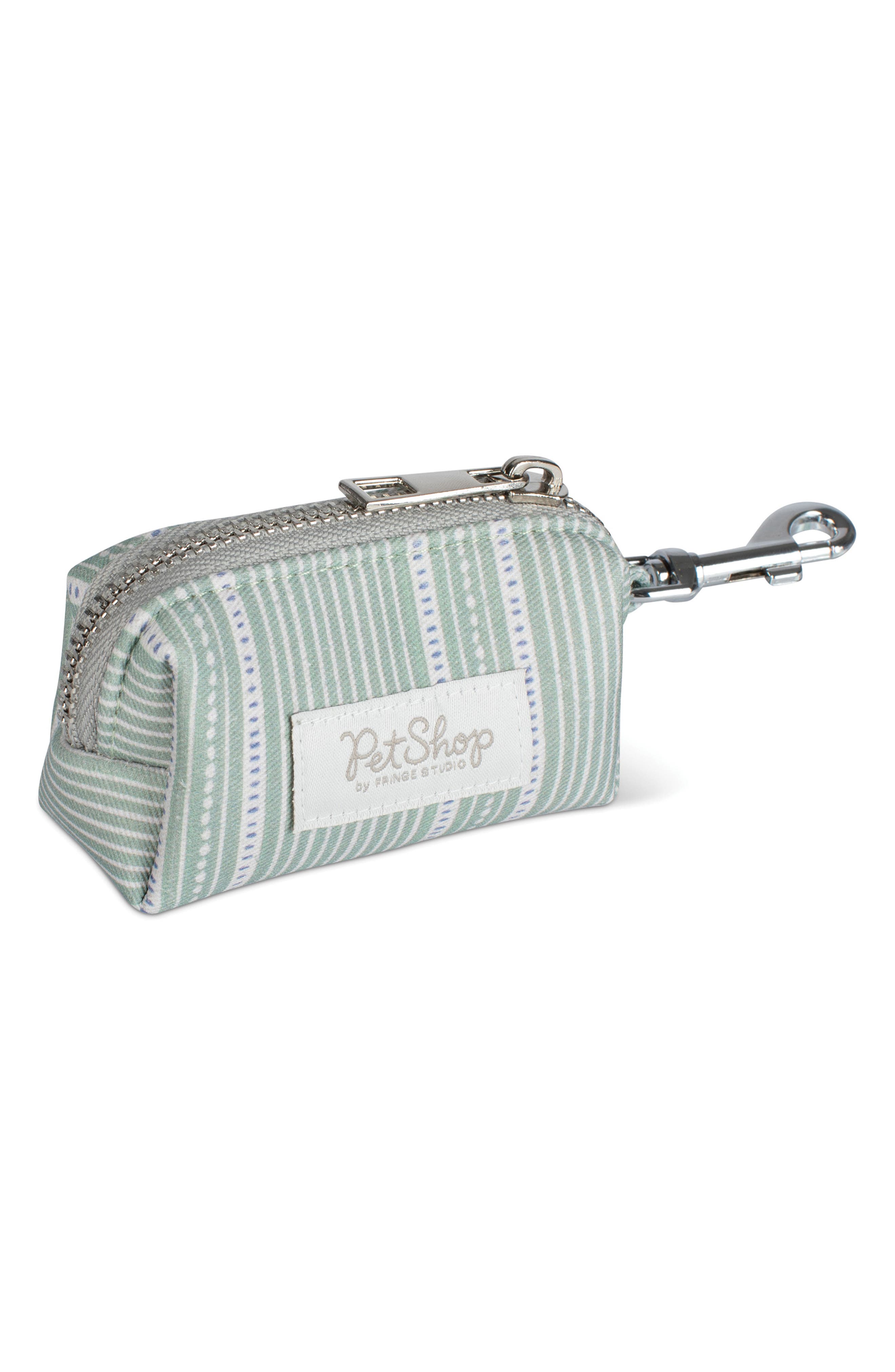 Fringe Studio Block Stripe Waste Bag Holder in Green 