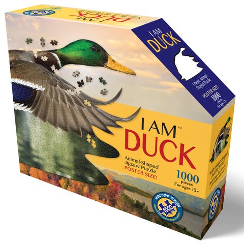 I Am Duck 1000 Pieces Animal Shaped Jigsaw Puzzle