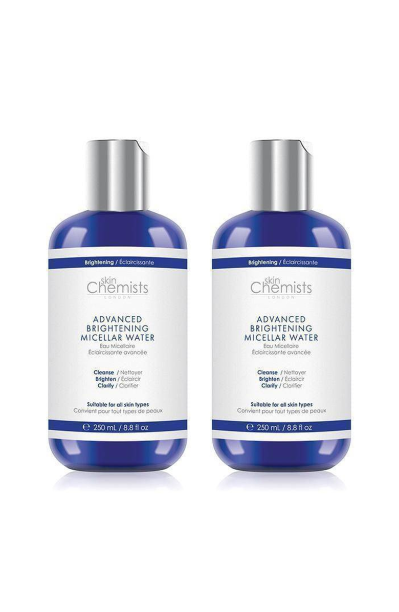 SKINCHEMISTS Advanced Brightening Marine Micellar Water 250ml Twin Savings Pack, Main, color,