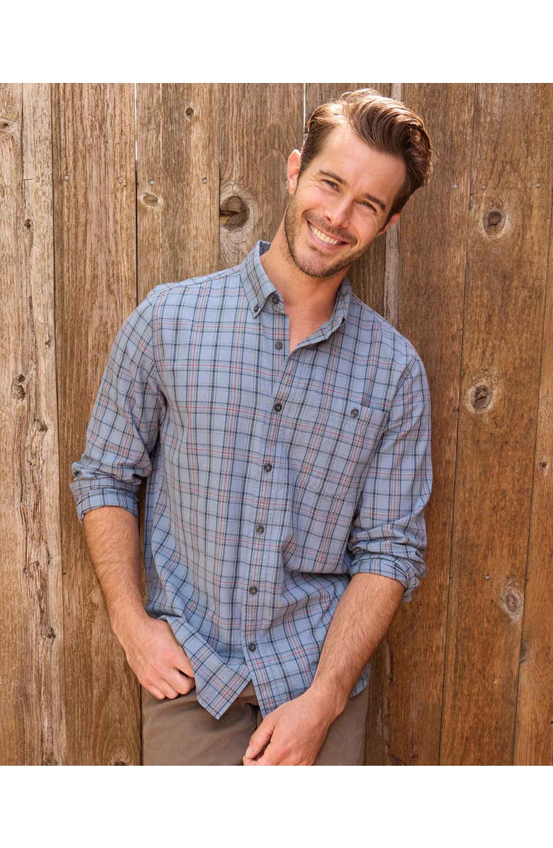 Toad & Co Men's Airscape Long Sleeve Shirt, Alternate, color, North Shore Check