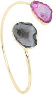 SAACHI Agate Duet Cuff Bracelet