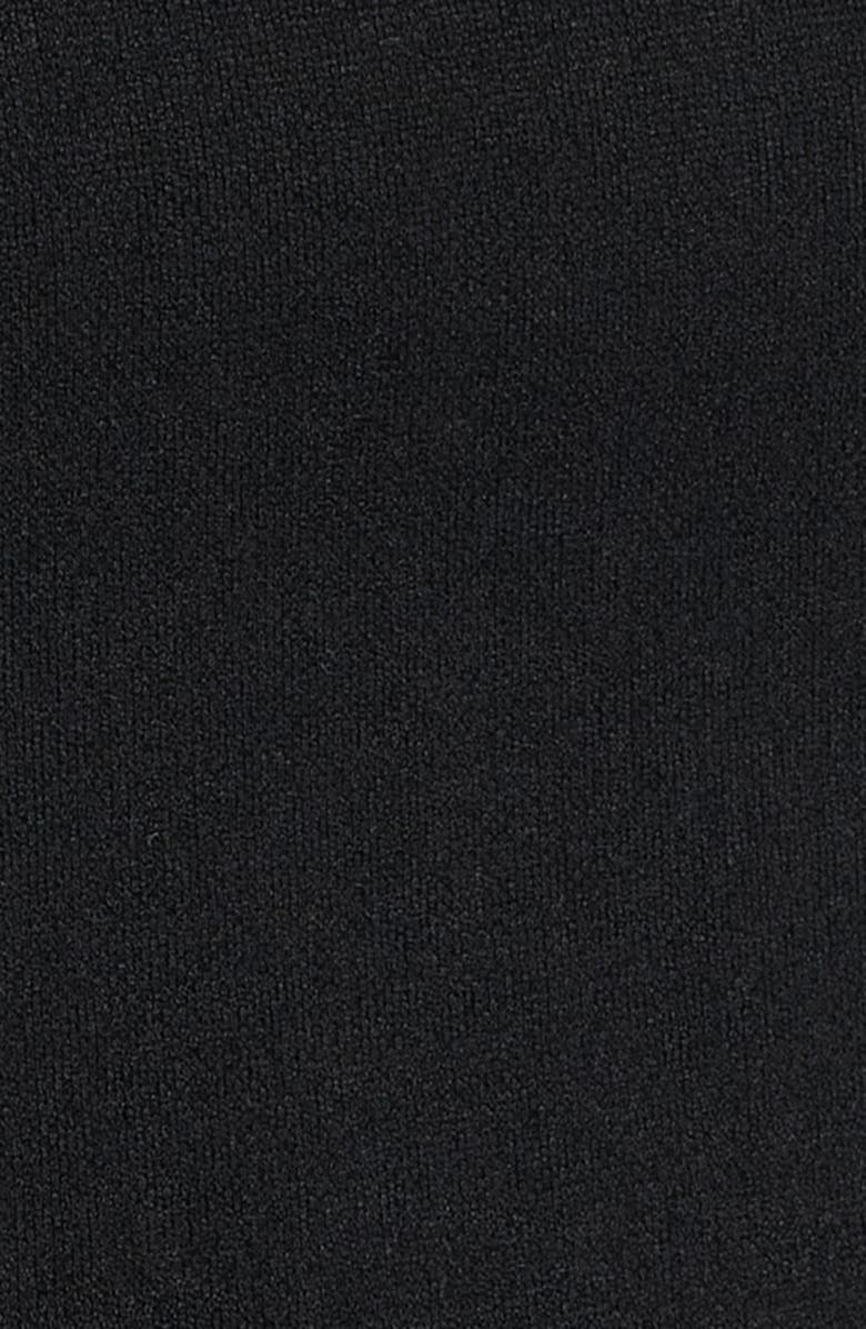 NIKKI LUND Hendrix Pleated Ruffle Long Sleeve Minidress, Alternate, color, Black