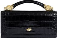 Alexis Bittar Lioness Croc Embossed Leather Bag