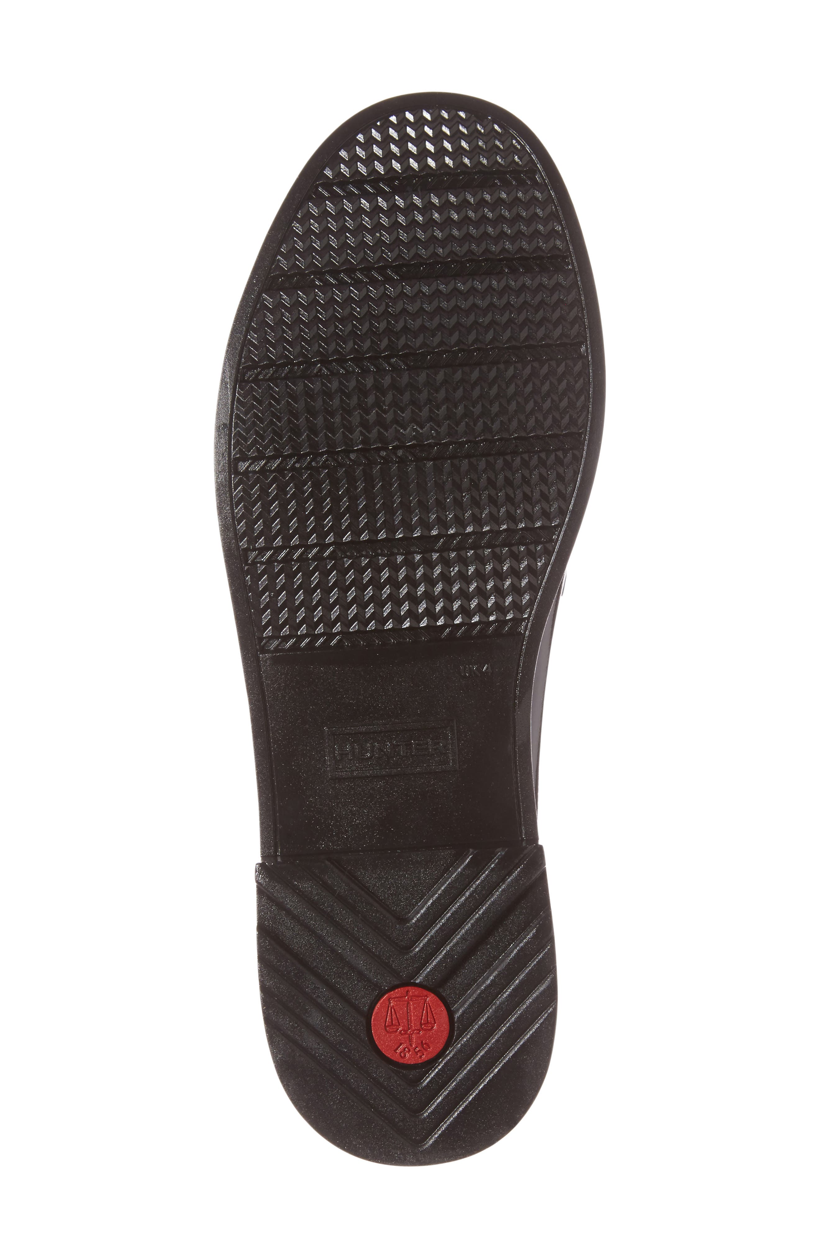 Original Waterproof Rubber Penny Loafer, Alternate, color, BLACK