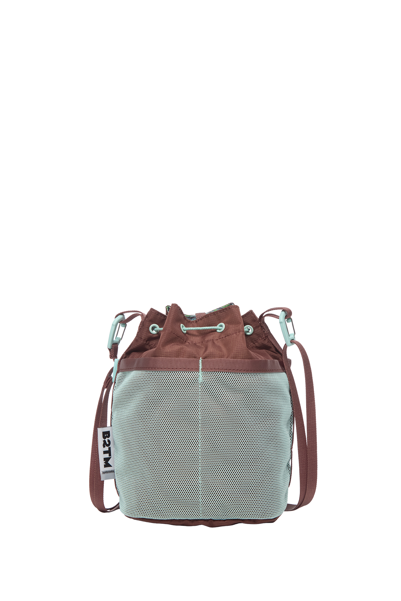 Baboon to the Moon Drawstring Crossbody Pouch, Alternate, color, Mint Chip