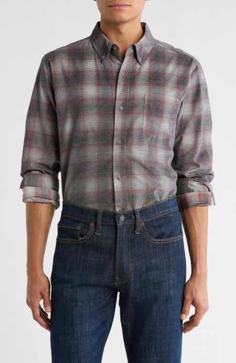 WEATHERPROOF VINTAGE Corduroy Plaid Button Up Shirt