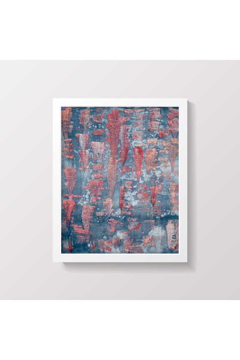 Crystallize Framed Small Print, Main, color, Red