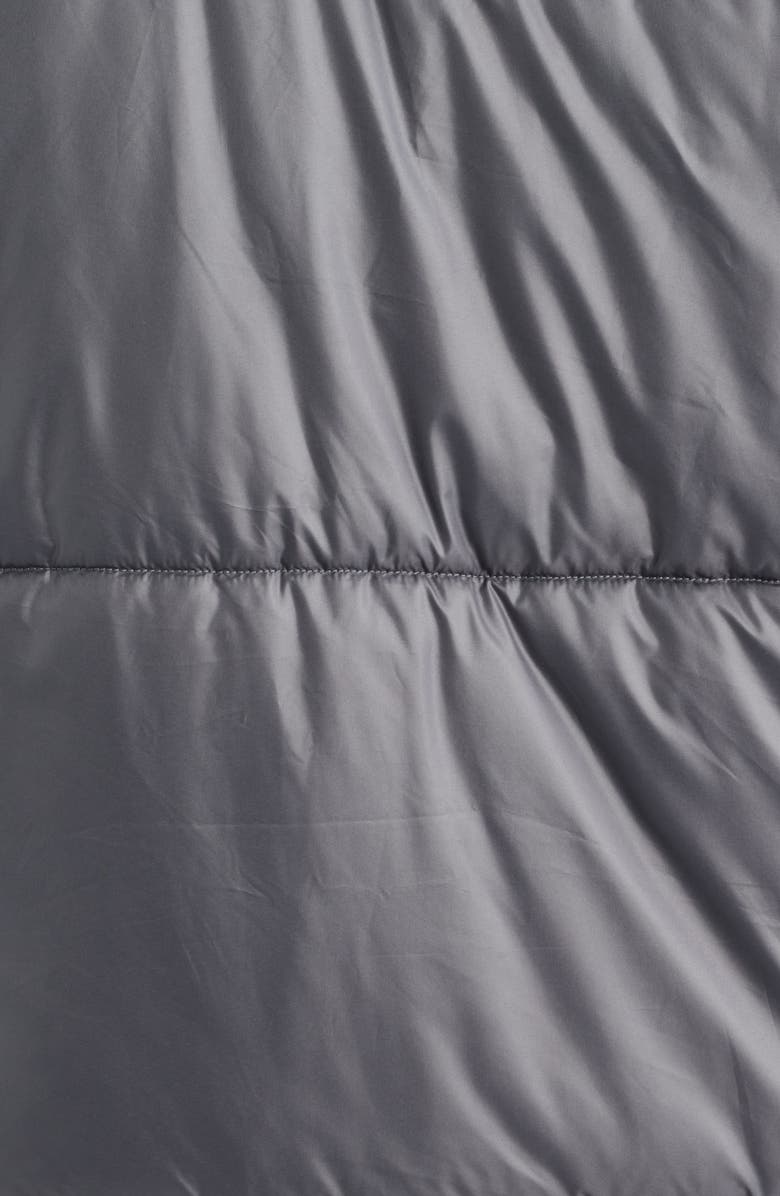 dRA Violet Hooded Hybrid Puffer Vest, Alternate, color, Charcoal