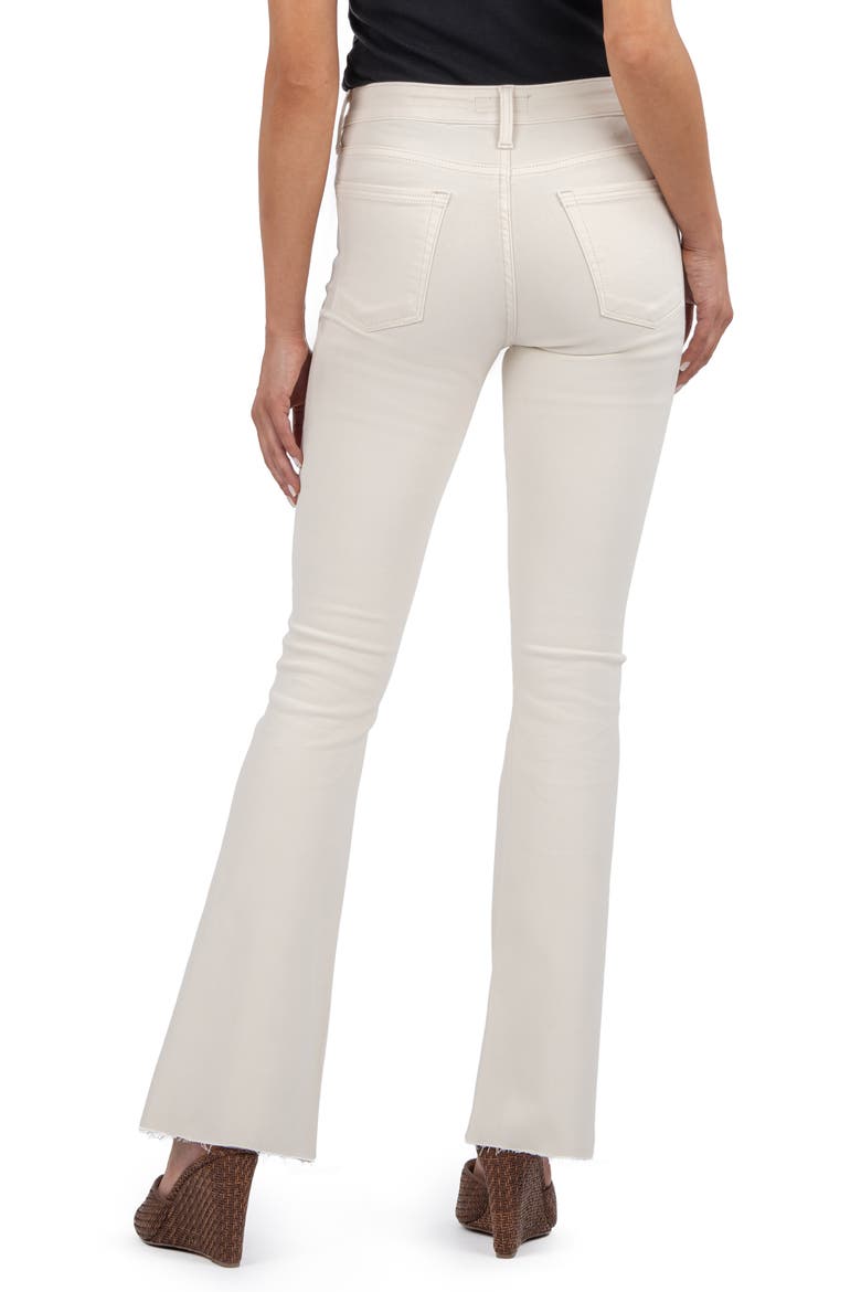 Stella High Waist Flare Jeans, Alternate, color, ECRU