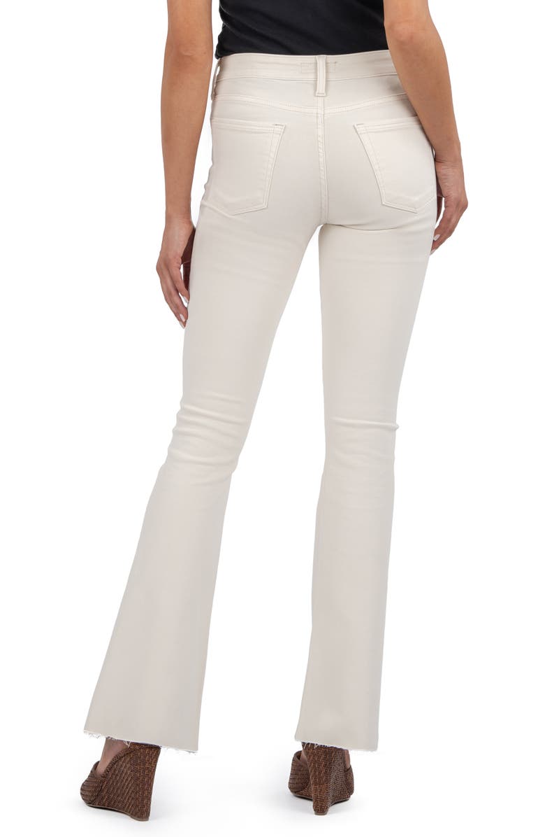 KUT from the Kloth Stella High Waist Flare Jeans, Alternate, color, Ecru