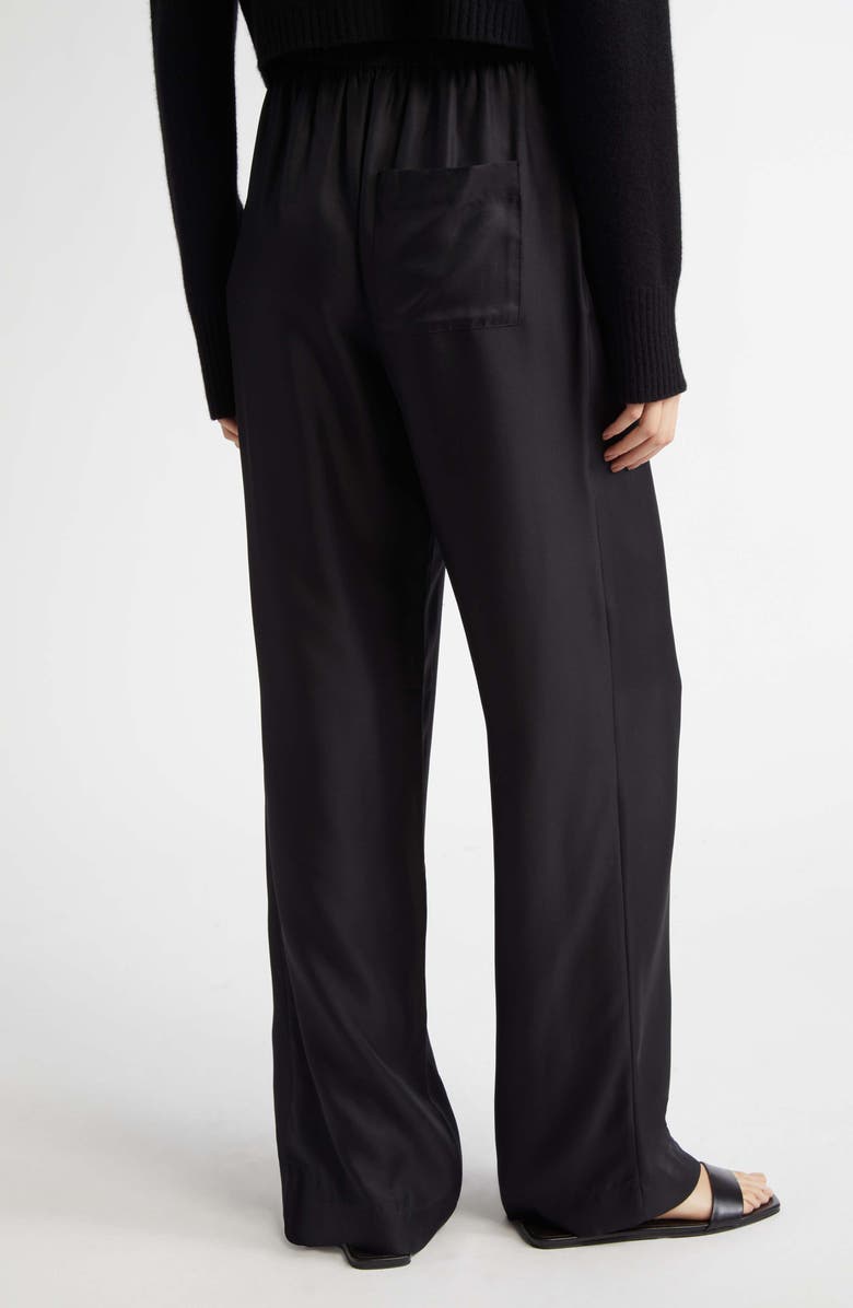 LOULOU DE SAISON Alera Silk Straight Leg Pants, Alternate, color,