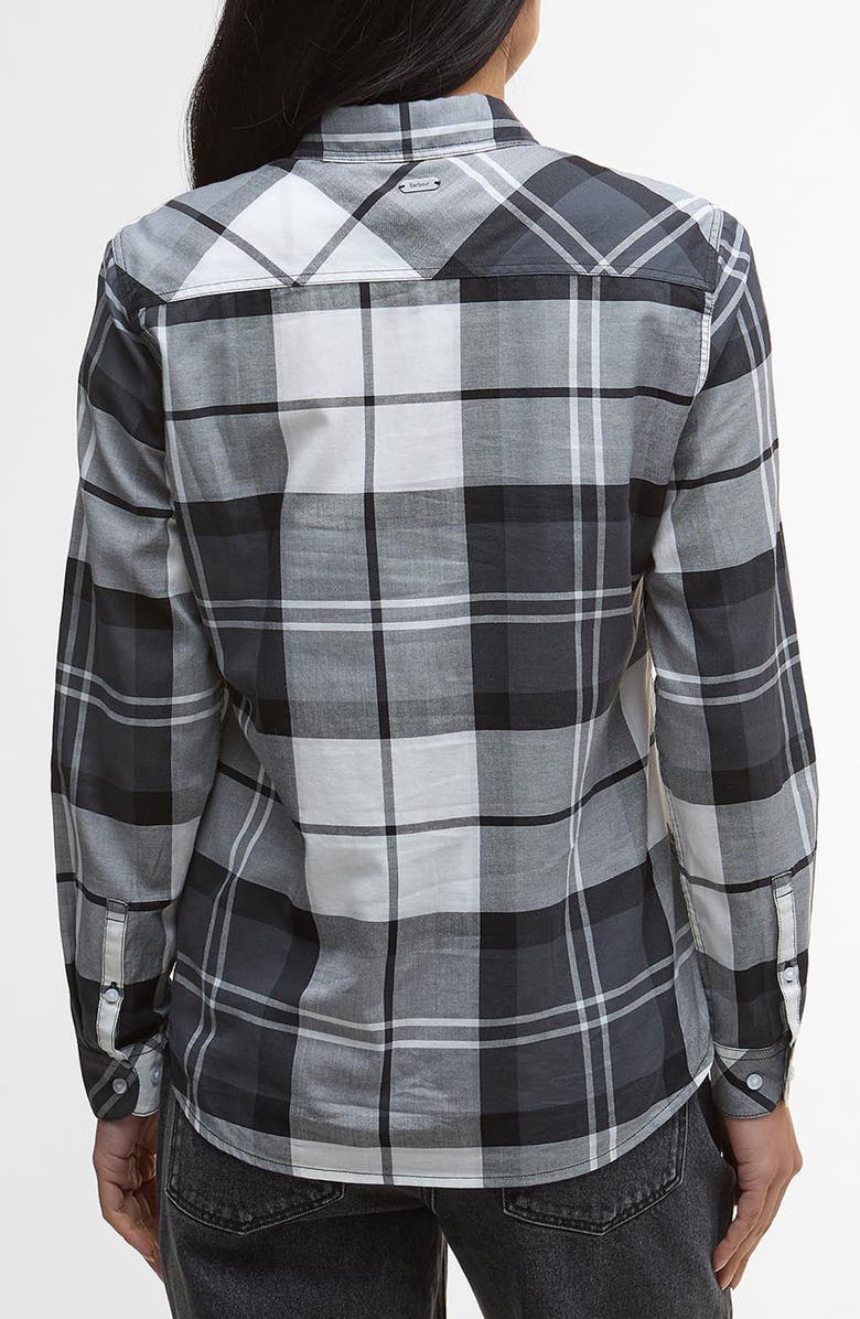 Barbour Bredon Check Button-Up Shirt, Alternate, color, Charcoal Tartan