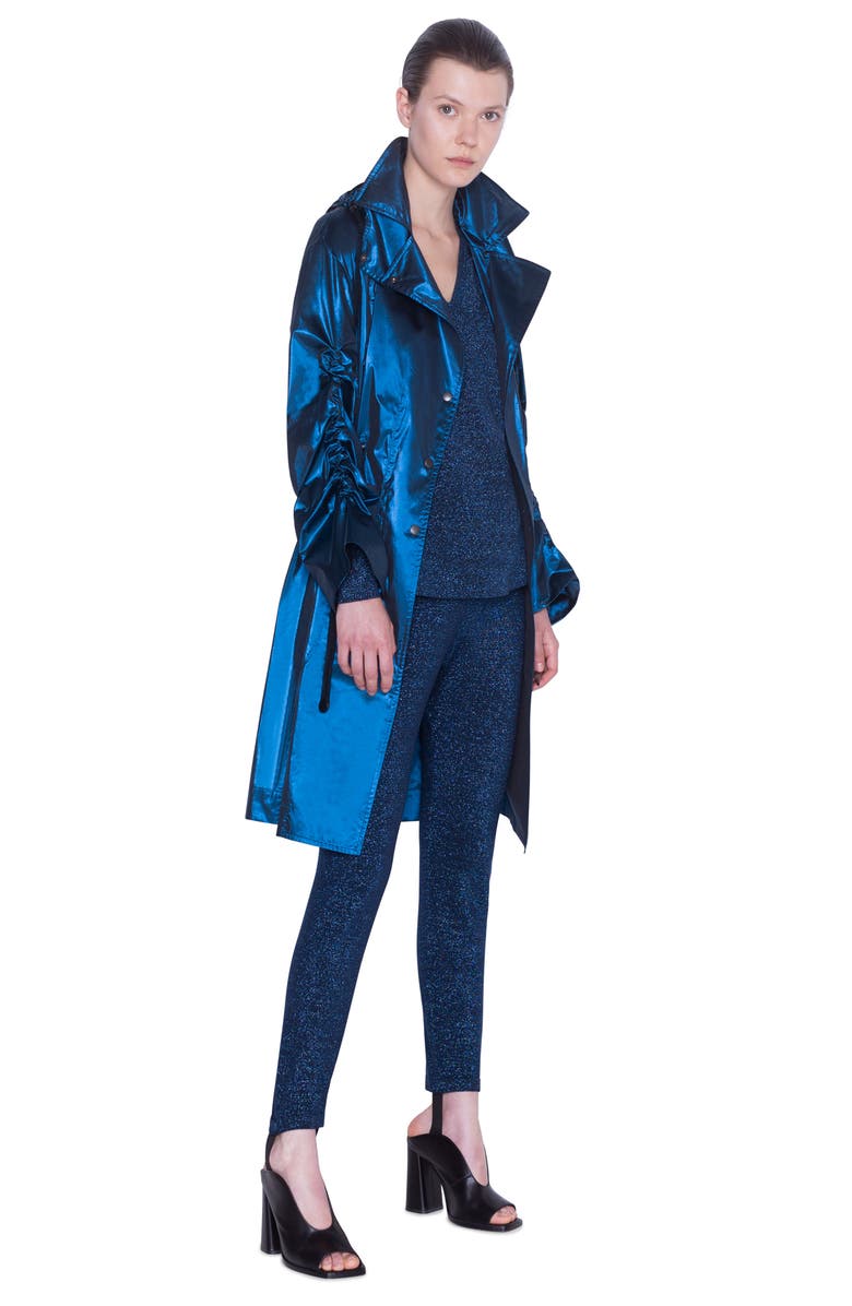 Akris punto Water Repellent Taffeta Parka, Alternate, color,