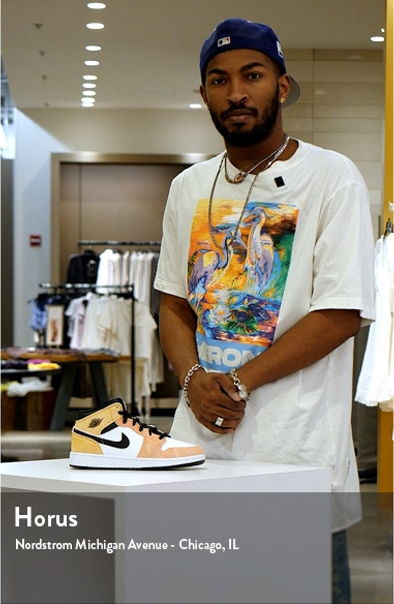 Kids' Air Jordan 1 Mid SE Sneaker, sales video thumbnail