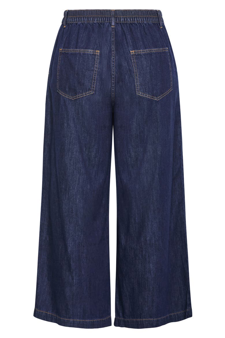 Tilly High Waist Wide Leg Jeans, Alternate, color, DARK DENIM