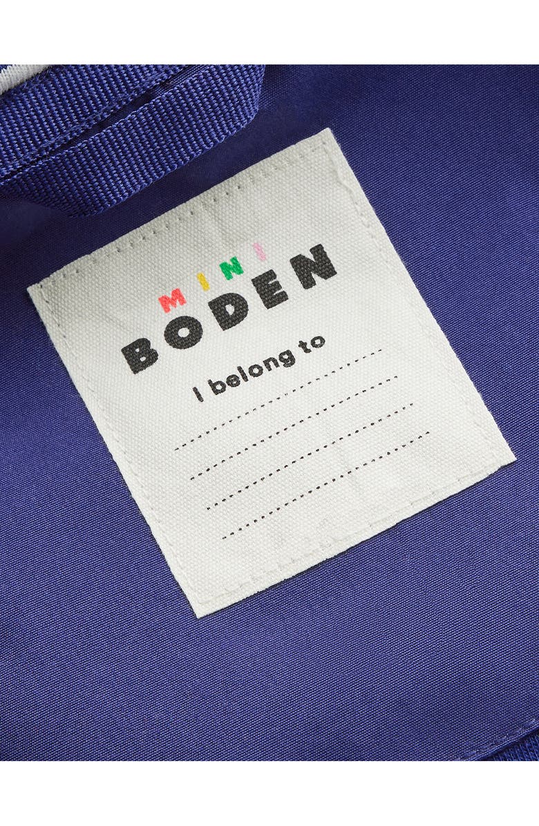 Mini Boden Kids' Waterproof Fisherman's Hooded Rain Jacket, Alternate, color, 