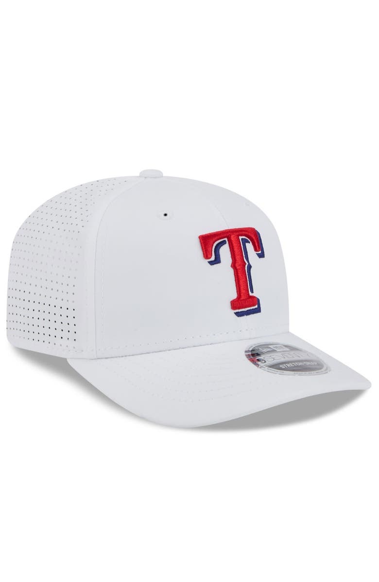New Era Men's New Era  White Texas Rangers 2025 Spring Training 9SEVENTY COOLERA Stretch-Snap Hat, Alternate, color, 