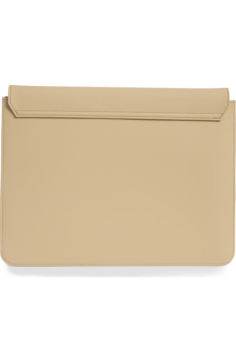 Rains Large Faux Leather Portfolio Laptop Sleeve, Alternate, color,