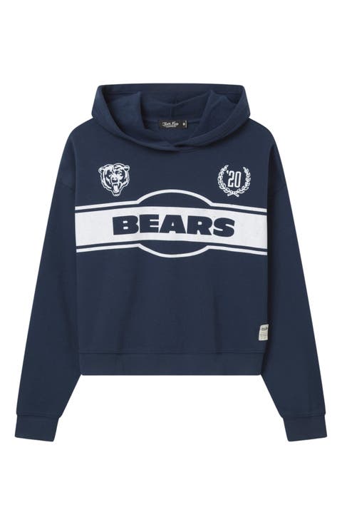 Chicago Bears Oversized Cropped Hoodie