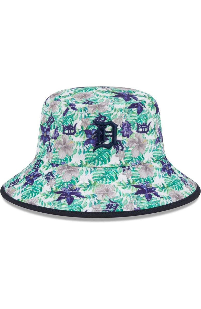 New Era Men's New Era Detroit Tigers Tropic Floral Bucket Hat, Main, color,