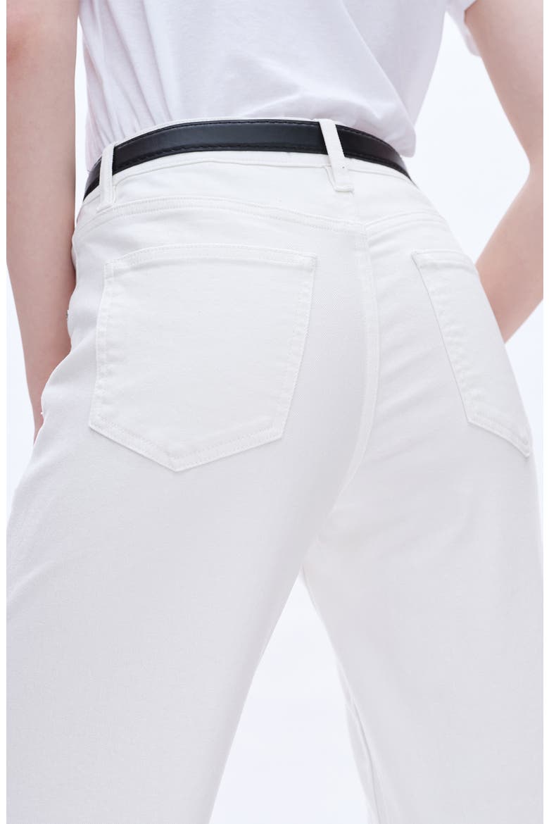 Emma High Waist Wide Leg Jeans, Alternate, color, WHITE