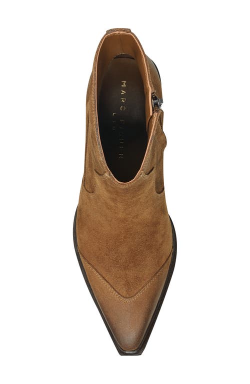 Marc Fisher Ltd Giulie Pointed Cap Toe Bootie In Neutral