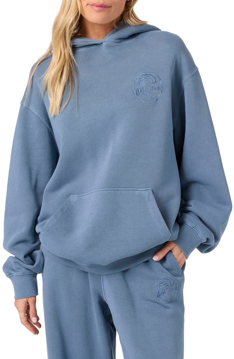 O'Neill OG Circle Surfer Oversize Hoodie, Main, color, Blue Fusion